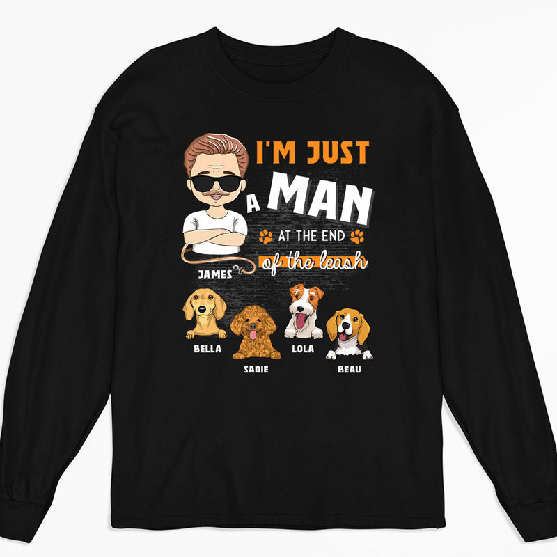 Just A Man - Personalized Custom Long Sleeve T-shirt