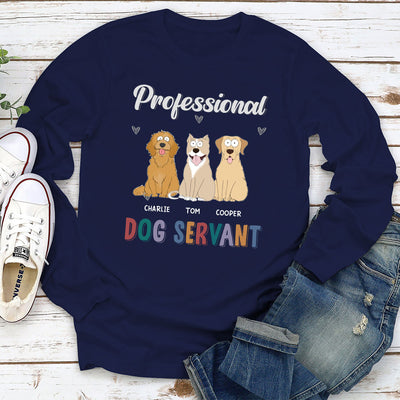 My Professional Servant - Personalized Custom Long Sleeve T-shirt