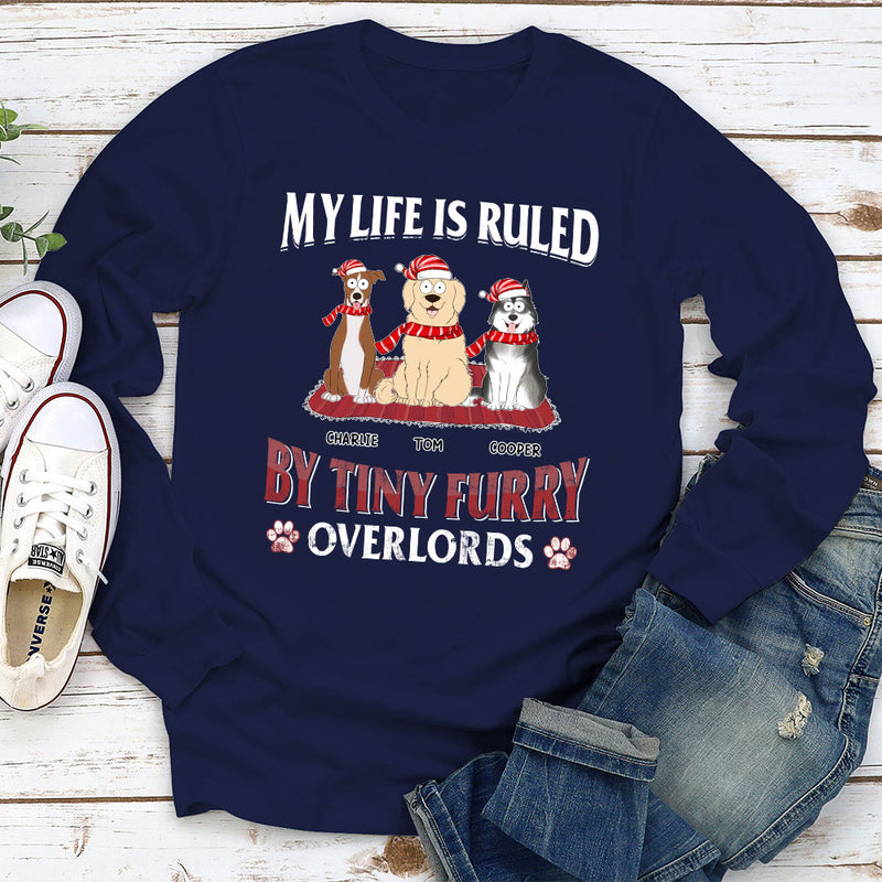 Tiny Furry Overlords - Personalized Custom Long Sleeve T-shirt