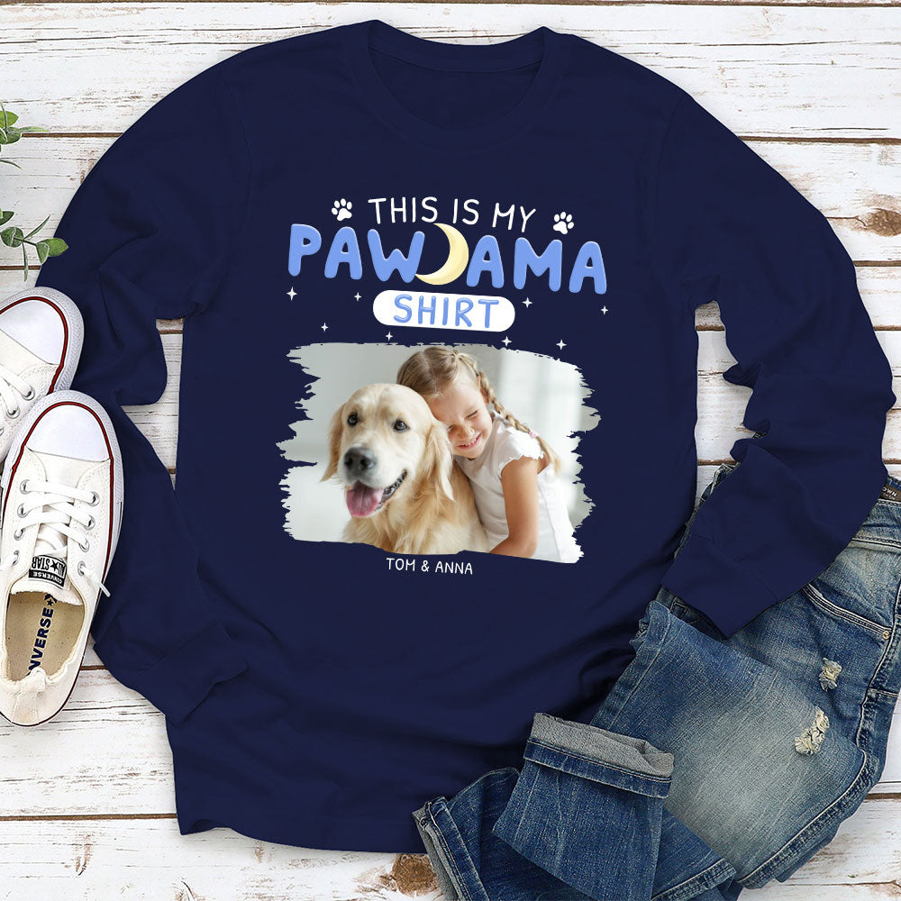 This Is Pajama Photo - Personalized Custom Long Sleeve T-shirt