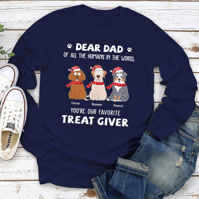 Favorite Treat Giver - Personalized Custom Long Sleeve T-shirt