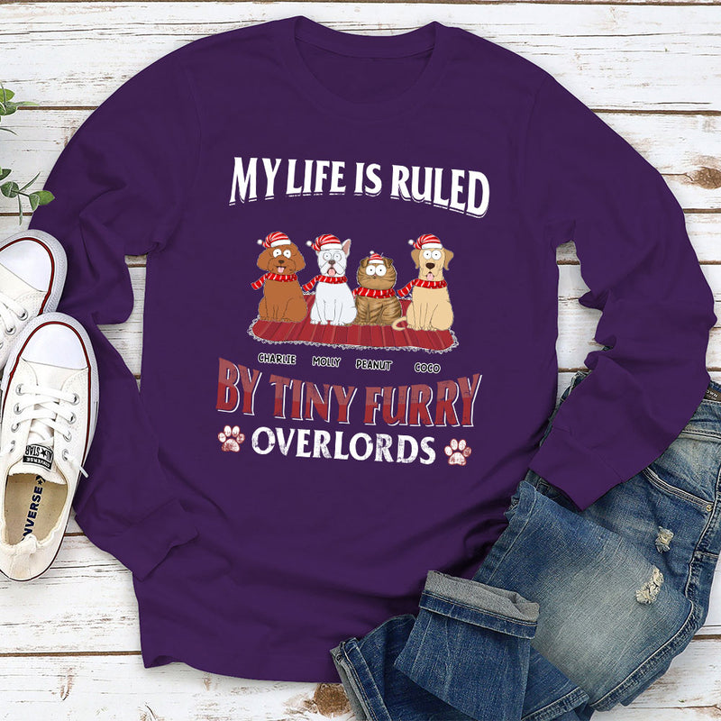 Tiny Furry Overlords - Personalized Custom Long Sleeve T-shirt