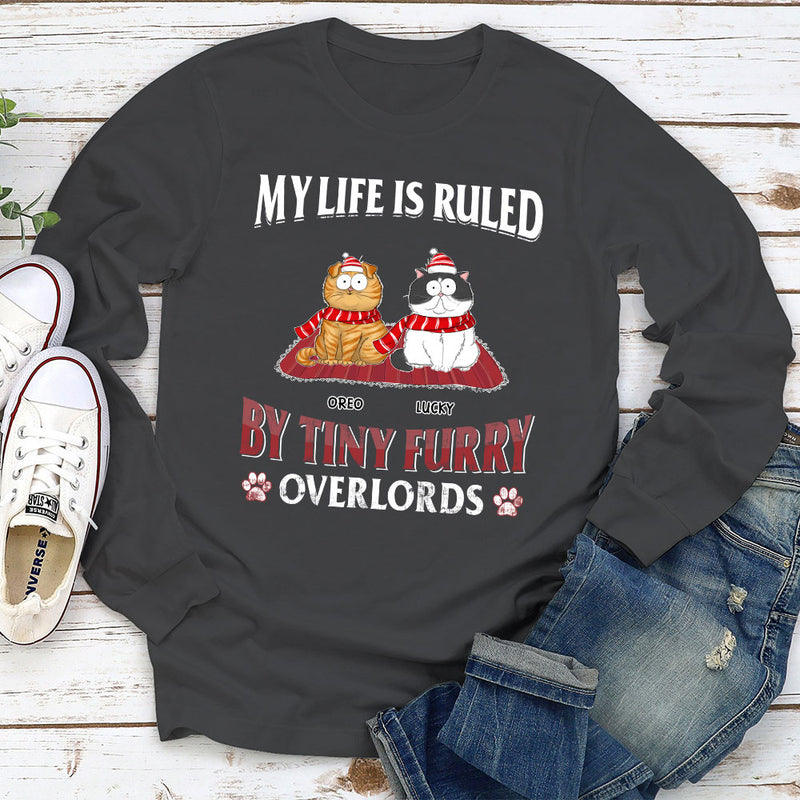 Tiny Furry Overlords - Personalized Custom Long Sleeve T-shirt