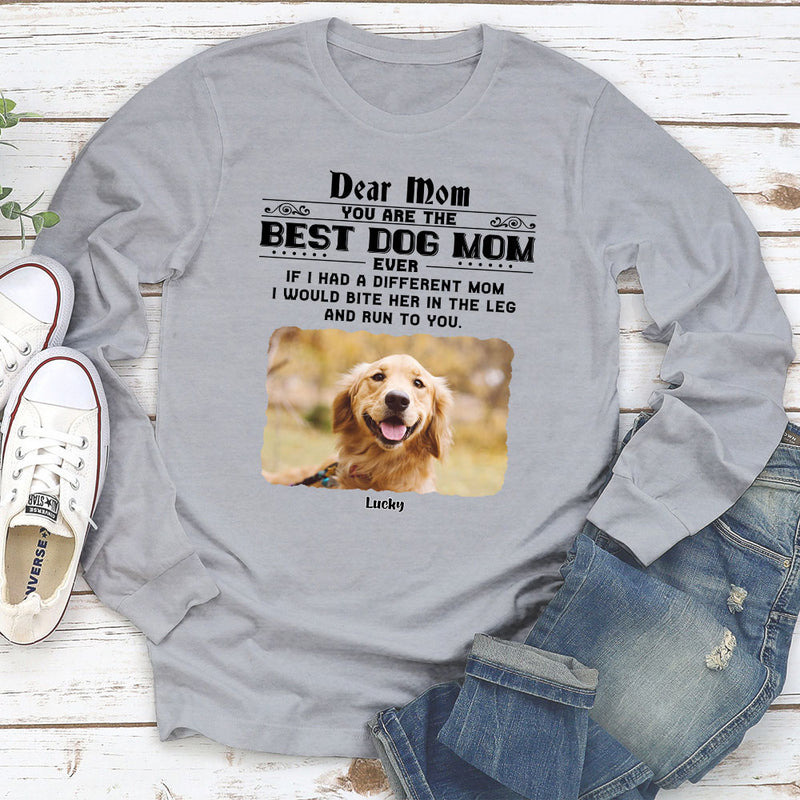 Bite The Leg - Personalized Custom Long Sleeve T-shirt