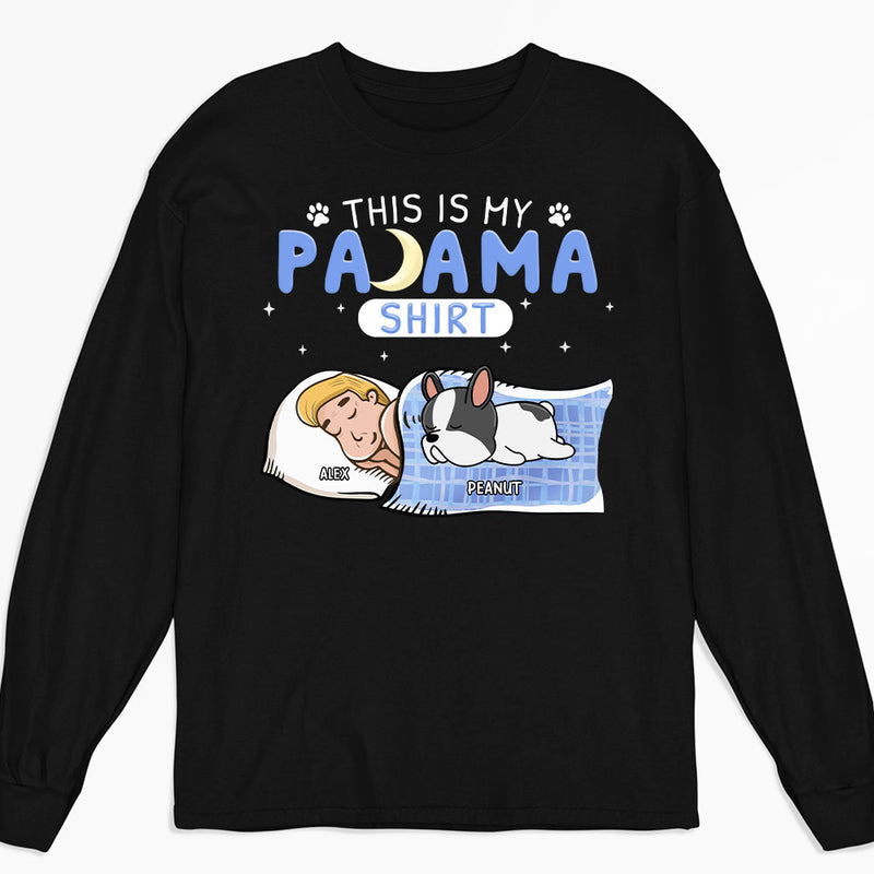 My Pajama For Holiday - Personalized Custom Long Sleeve T-shirt