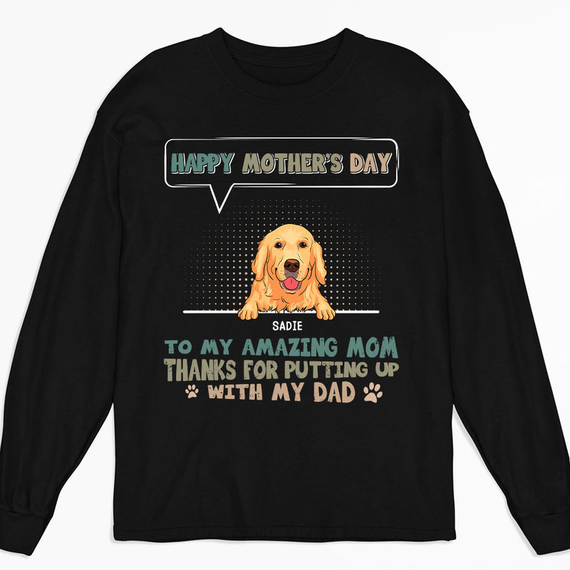 My Amazing Mom - Personalized Custom Long Sleeve T-shirt