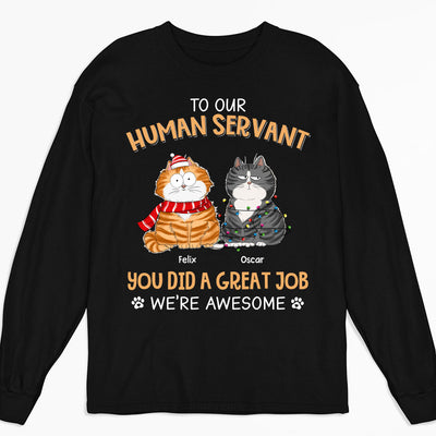 Great Job Dad Mom - Personalized Custom Long Sleeve T-shirt