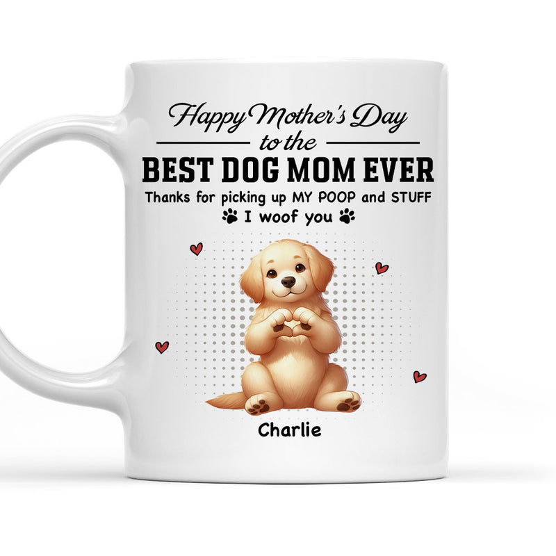 Thanks For Picking My Poop - Personalized Custom Coffee Mug