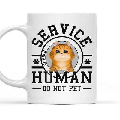 Pet Service Human Logo - Personalized Custom Coffee Mug