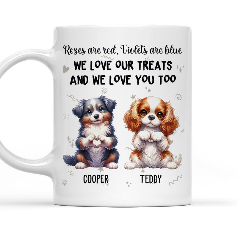 Love Treats Love You - Personalized Custom Coffee Mug