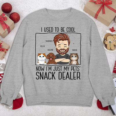 Just A Pet Snack Dealer - Personalized Custom Sweatshirt