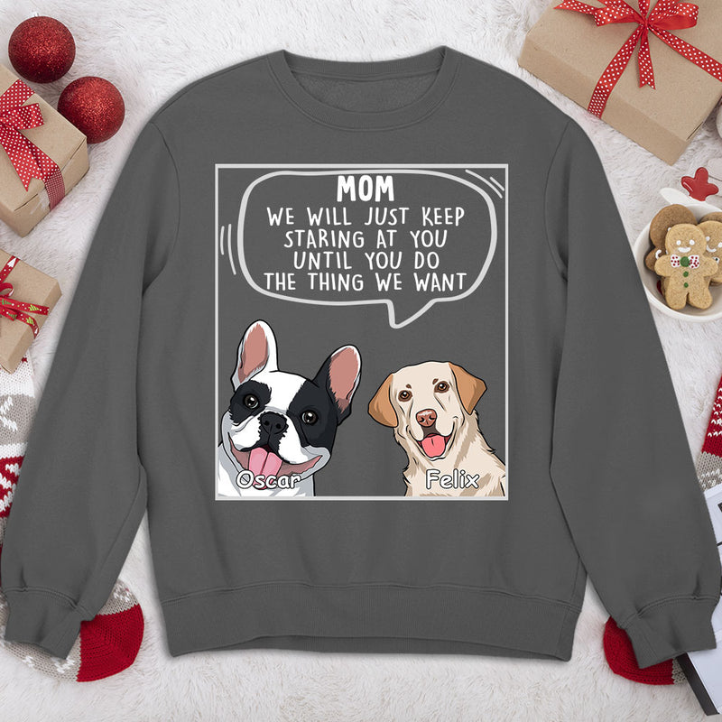 Dogs Will Just 2 - Personalized Custom Sweatshirt
