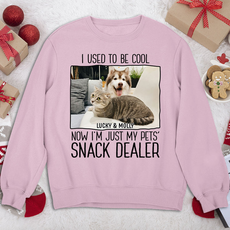 Just A Pet Snack Dealer Photo - Personalized Custom Sweatshirt