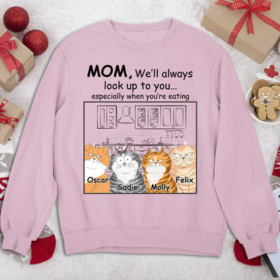 Cats Look Up To You - Personalized Custom Sweatshirt