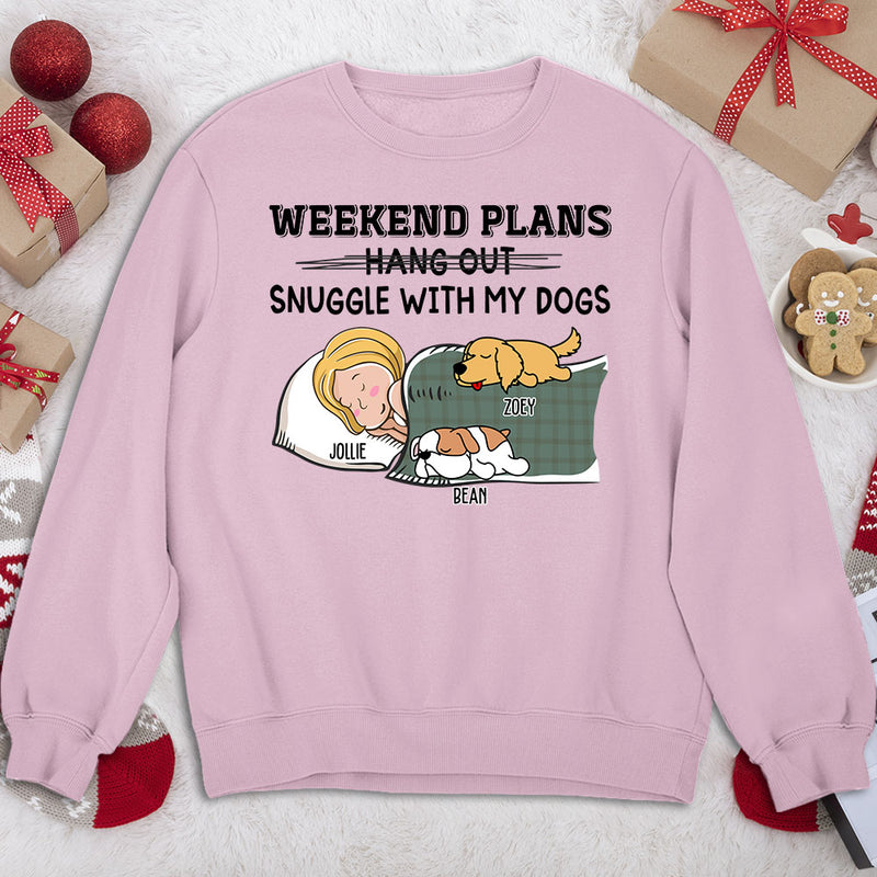 Hang Out Or Snuggle - Personalized Custom Sweatshirt