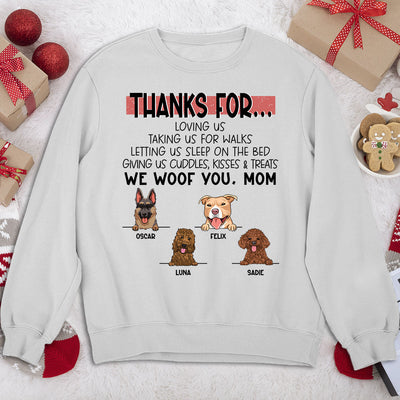 Cuddles Kisses Treats - Personalized Custom Sweatshirt