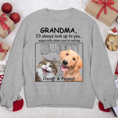 Pets Look Up To You - Personalized Custom Sweatshirt