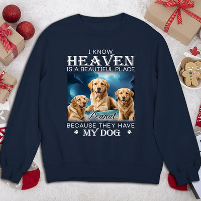 Custom Pet Paws In Heaven - Personalized Custom Sweatshirt