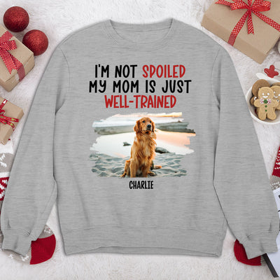 Spoiled Dog & Well Trained Dad - Personalized Custom Sweatshirt