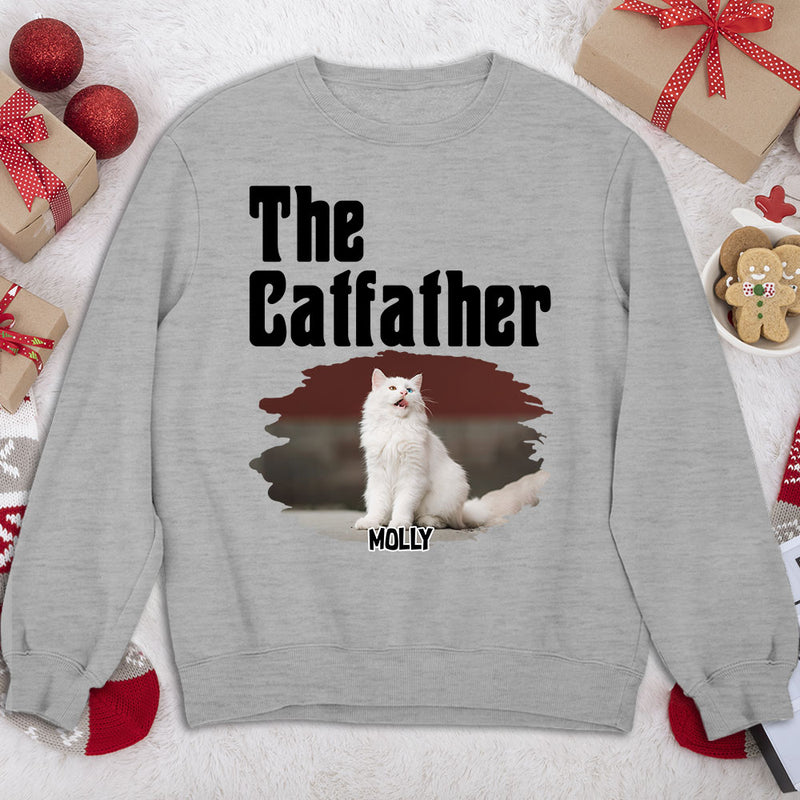 The Cat Father - Personalized Custom Sweatshirt