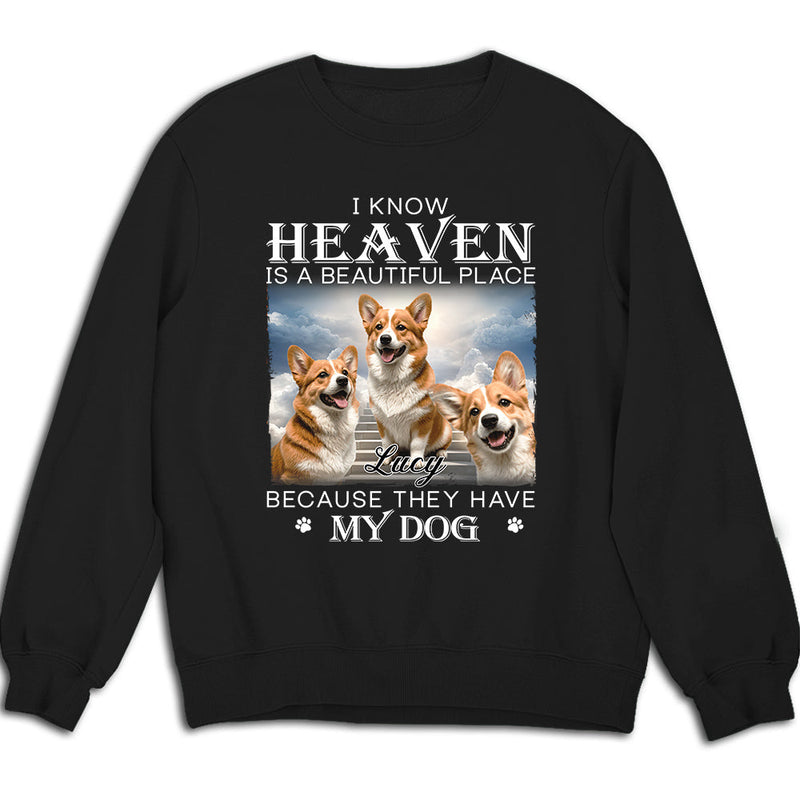 Custom Pet Paws In Heaven - Personalized Custom Sweatshirt