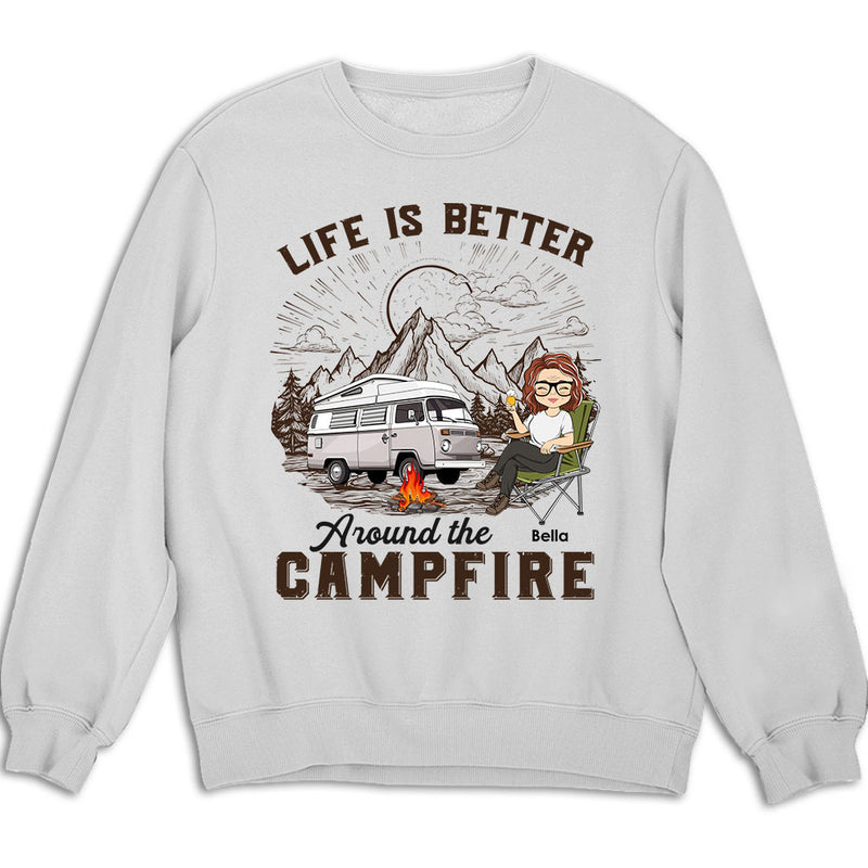 Around Campfire - Personalized Custom Sweatshirt