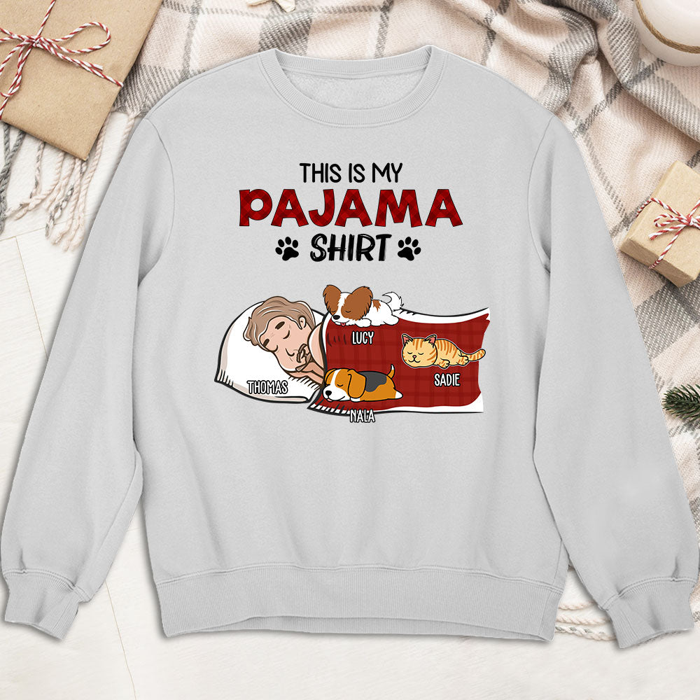 Sleeping Pet Pajama - Personalized Custom Sweatshirt 