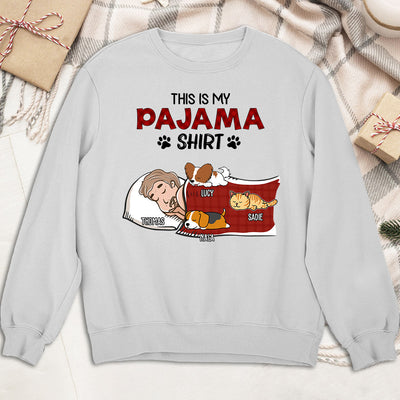 Sleeping Pet Pajama - Personalized Custom Sweatshirt