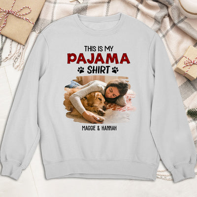 Sleeping Pajama Shirt Photo - Personalized Custom Sweatshirt