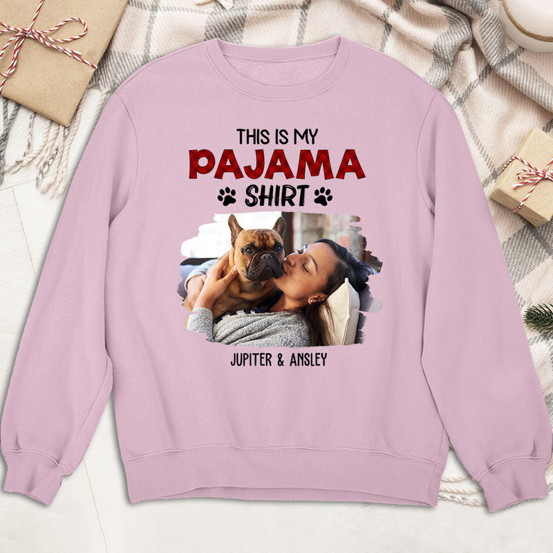 Sleeping Pajama Shirt Photo - Personalized Custom Sweatshirt