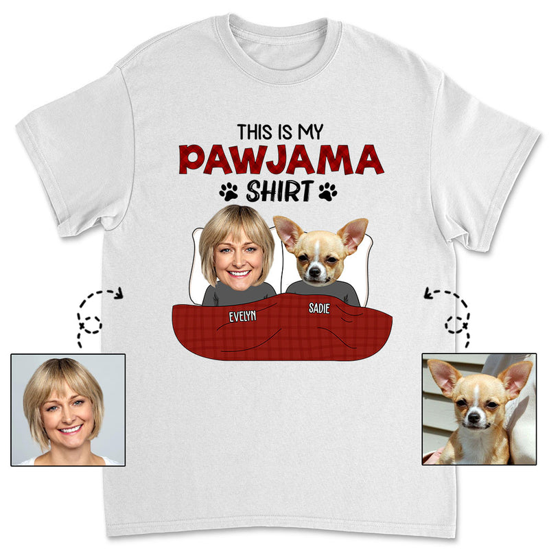 Pajama Shirt Photo - Personalized Custom Unisex T-shirt