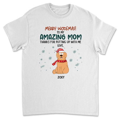 Funny Woofmas - Personalized Custom Premium T-shirt