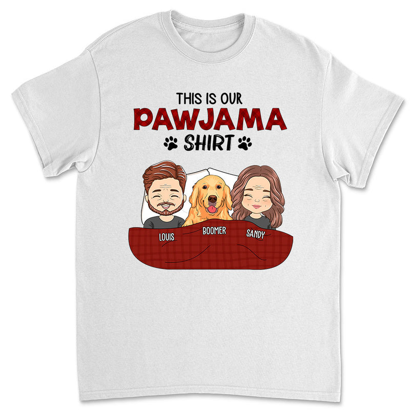 Pajama Shirt Version Couple - Personalized Custom Unisex T-shirt