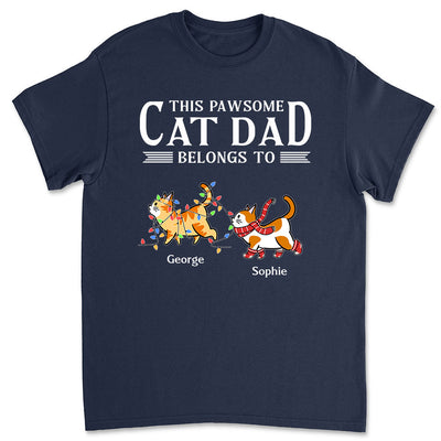 This Pawsome Dad - Personalized Custom Premium T-shirt