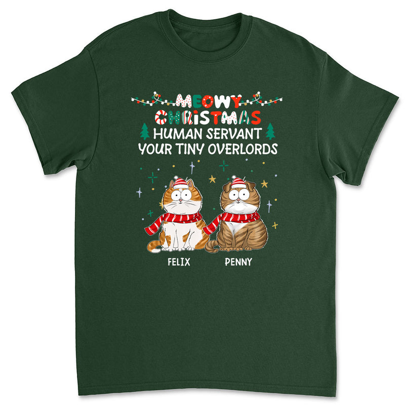 Meowy Christmas - Personalized Custom Unisex T-shirt