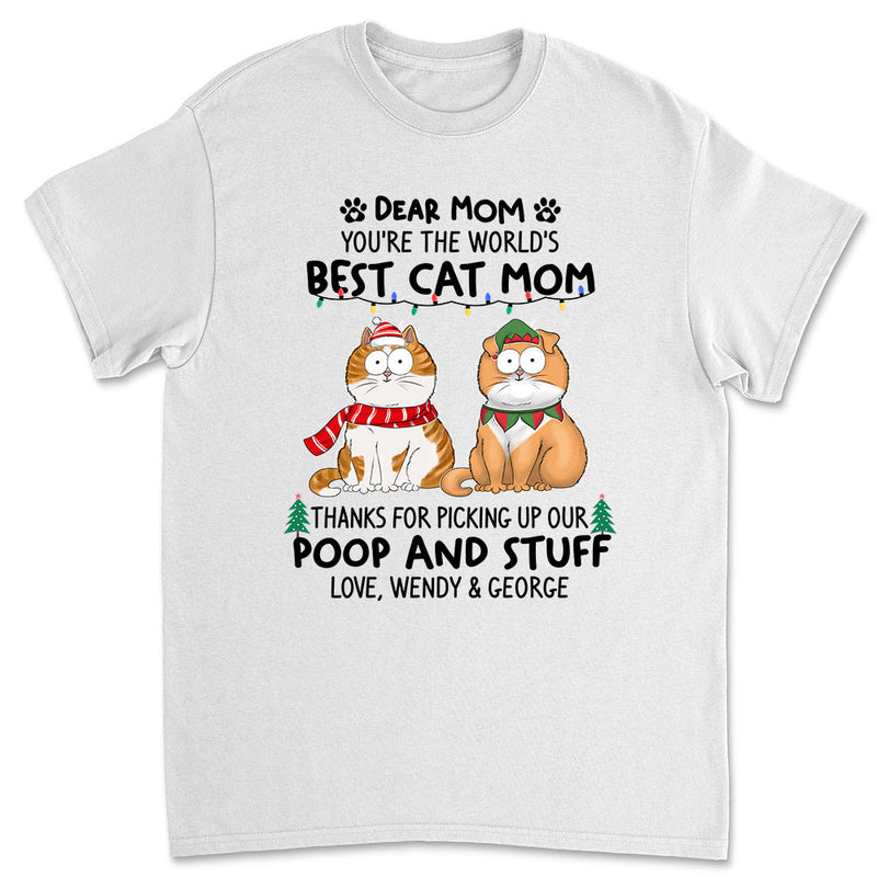 Dear Mom Cat Funny - Personalized Custom Unisex T-shirt