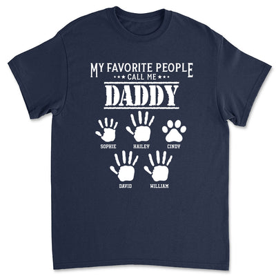 Favorite People Call Me - Personalized Custom Unisex T-shirt