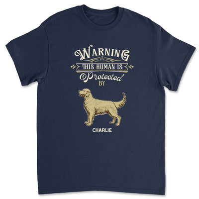 Warning Human - Personalized Custom Unisex T-shirt