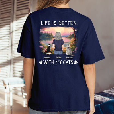 Better With Pets - Personalized Custom Premium T-shirt