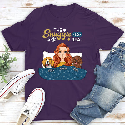 The Snuggle Real - Personalized Custom Unisex T-shirt