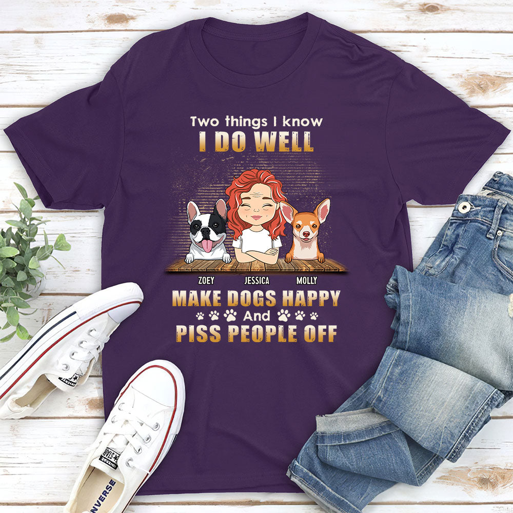 I Do Well Personalized Dog Parents Custom Unisex T-Shirt