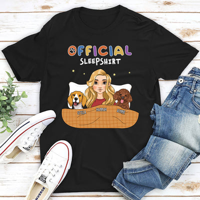 Official Sleeping Shirt - Personalized Custom Unisex T-shirt