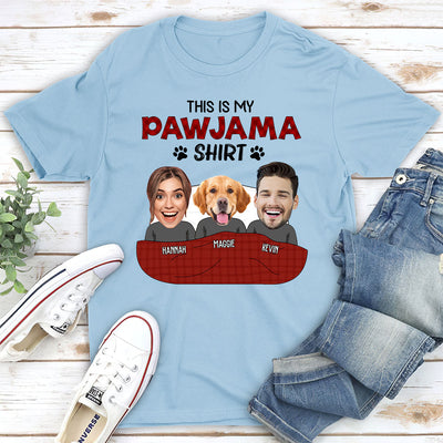 Pajama Shirt Photo - Personalized Custom Unisex T-shirt