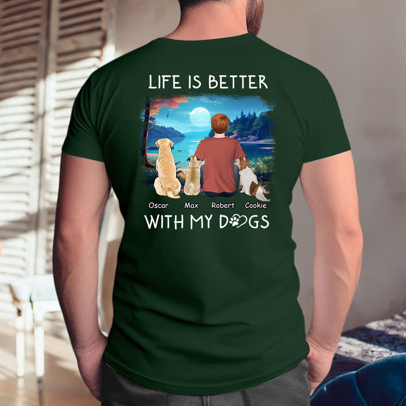 Better With Pets - Personalized Custom Unisex T-shirt