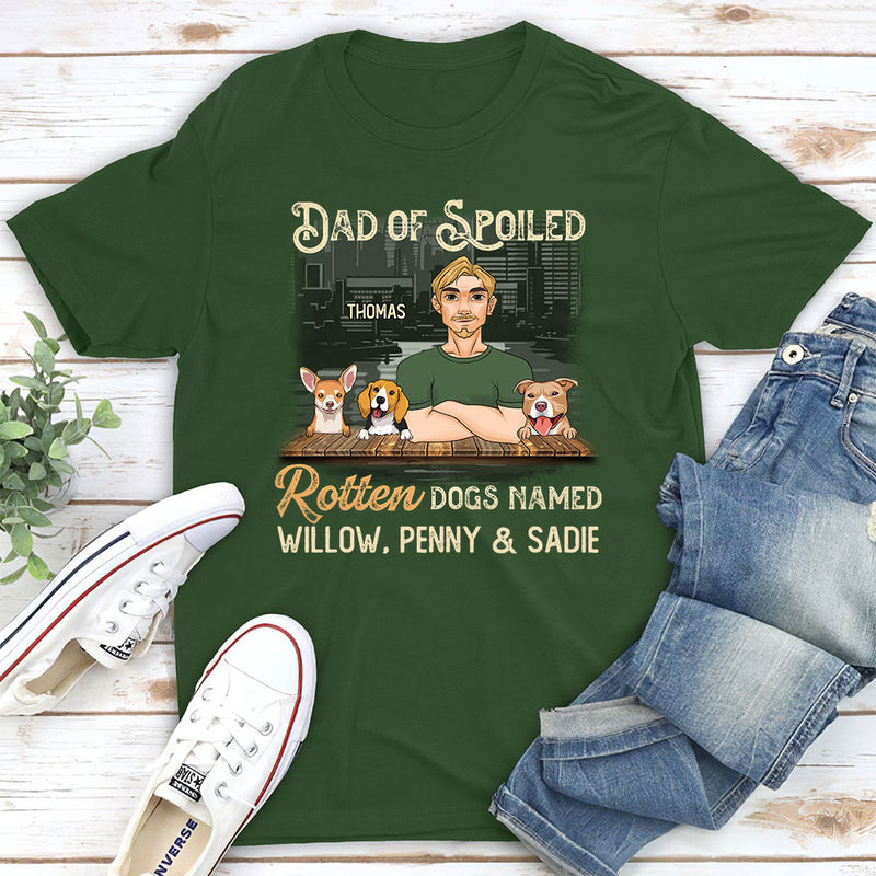 Mom Of Spoiled Dogs - Personalized Custom Unisex T-shirt