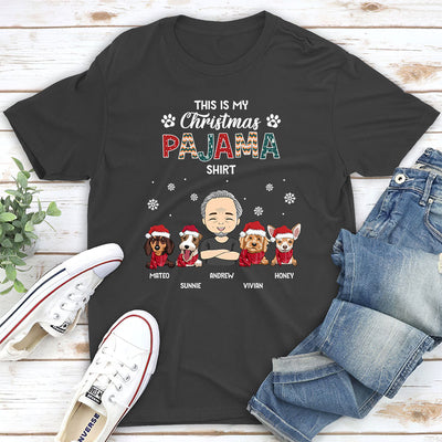 Christmas Pajama Shirt - Personalized Custom Premium T-shirt