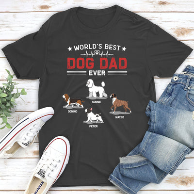World's Dad Mom - Personalized Custom Unisex T-shirt