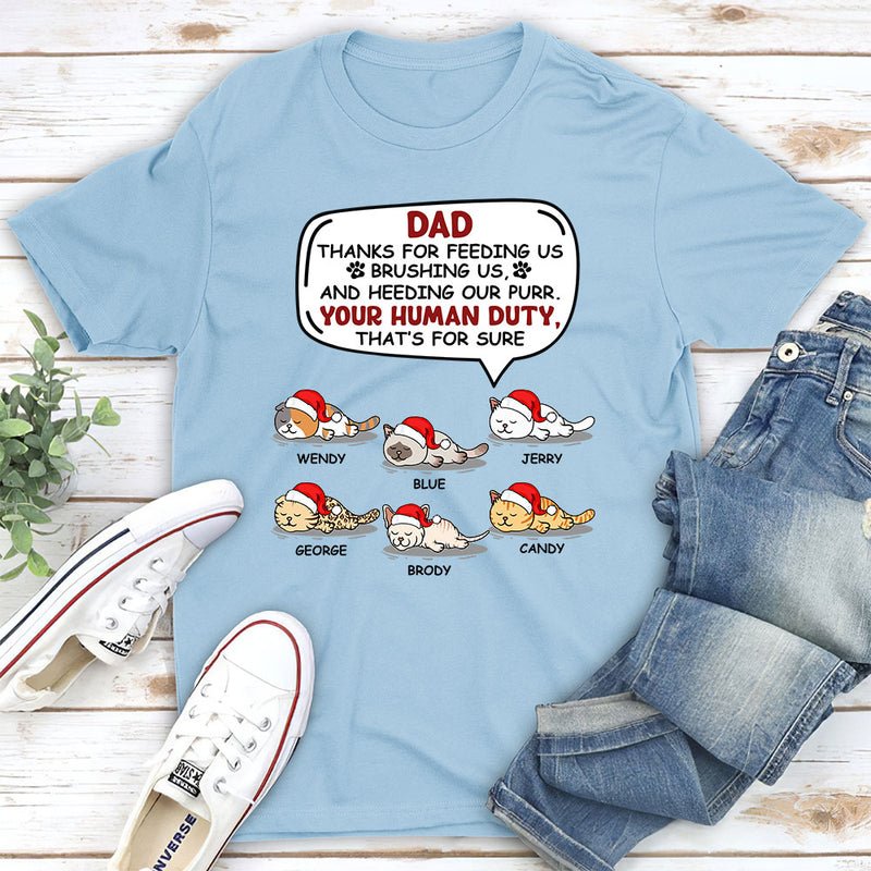 Your Human Duty - Personalized Custom Unisex T-shirt