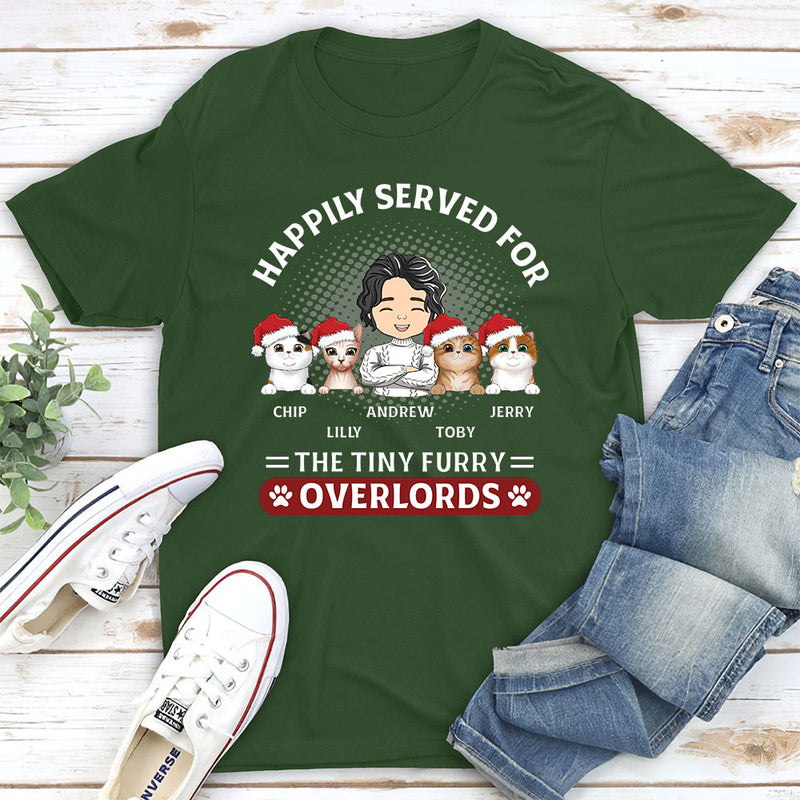 Happily Served For - Personalized Custom Premium T-shirt