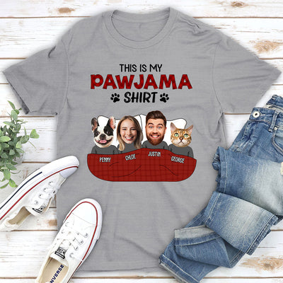 Pajama Shirt Photo - Personalized Custom Unisex T-shirt